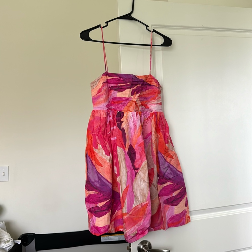 Linen h&m dress